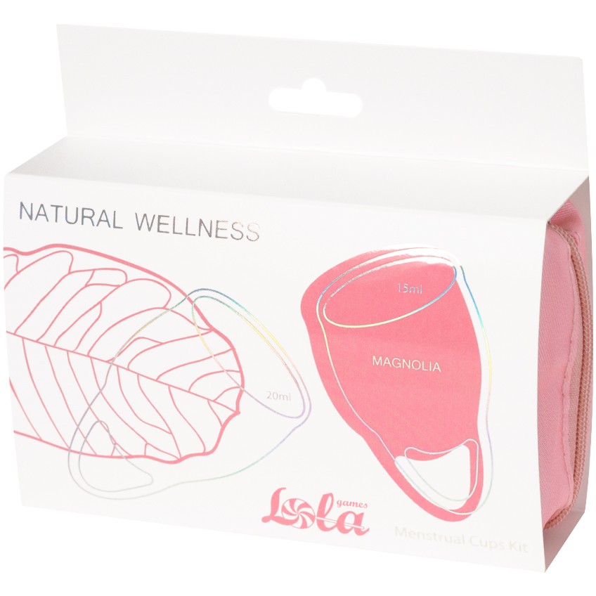 Набор менструальных чаш «Natural Wellness Magnolia light pink», 4000-05lola