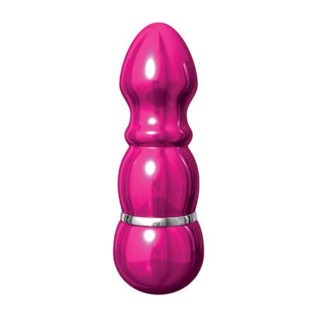 Мини-вибратор Pure Aluminium Small Pink, длина 7.5 см.