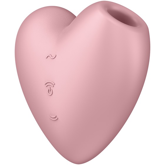 Вакуумный стимулятор «Cutie Heart», цвет розовый, Satisfyer J2018-276-1