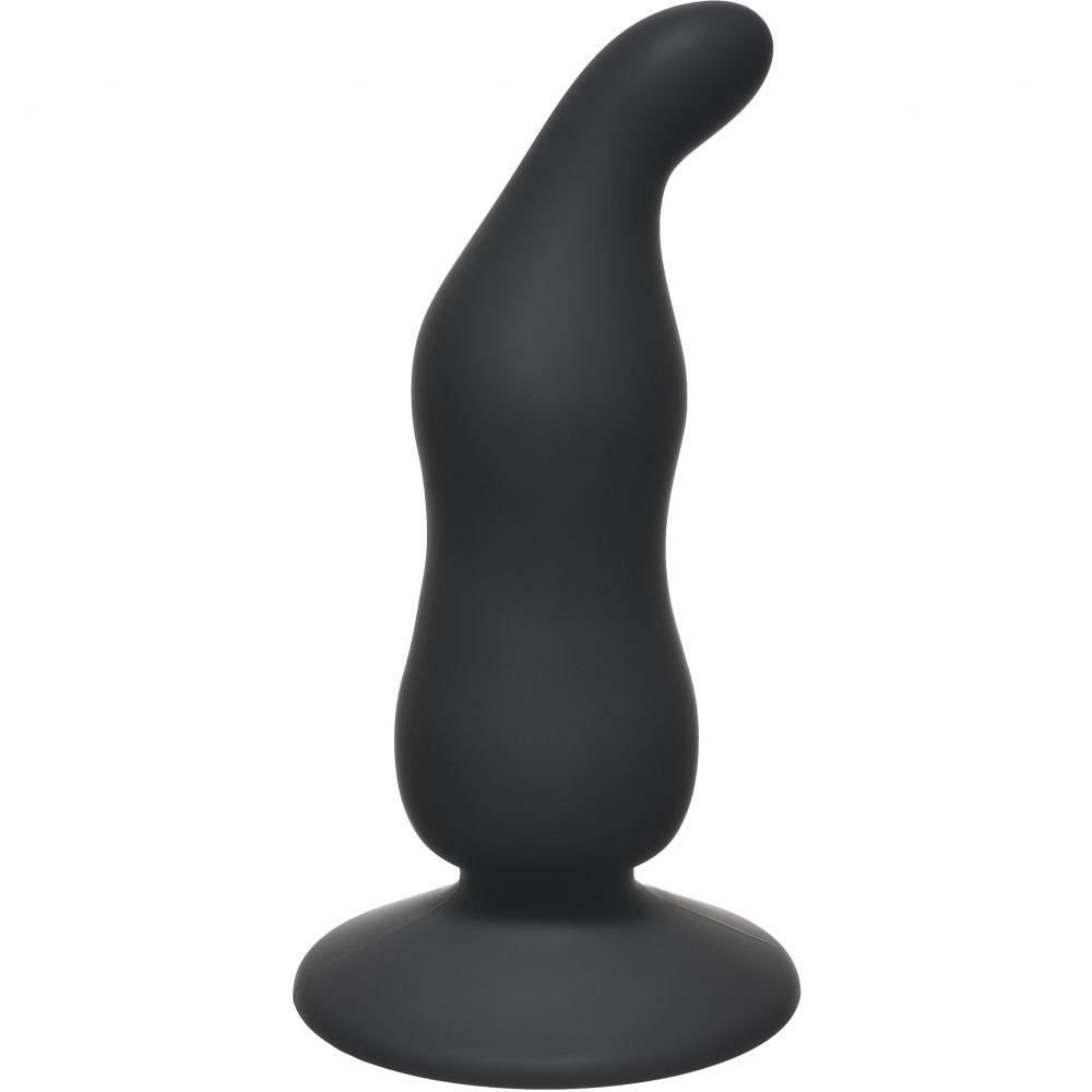 Анальная пробка «Waved Anal Plug Black» от компании Lola Toys, цвет черный, 4104-03Lola, длина 11 см.