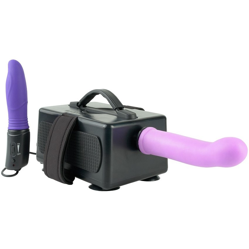 PipeDream «Portable Sex Machine» секс-машина портативная с набором фаллоимитаторов, длина 22 см.