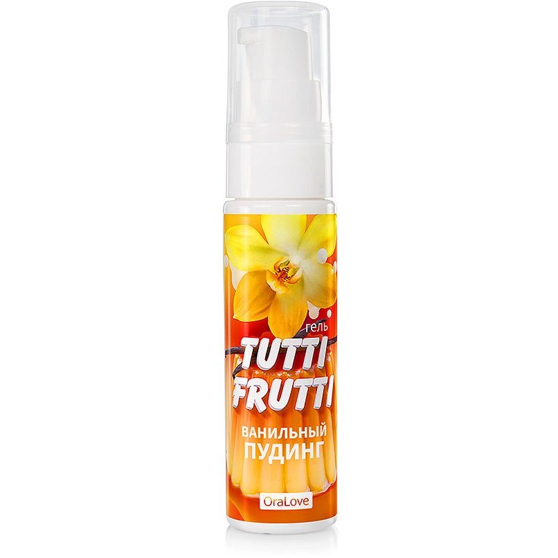 Интимный гель «Tutti-frutti» вкус ванильный пудинг, Биоритм LB-30022, 30 мл.