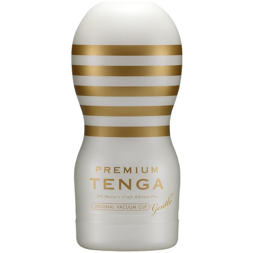 Мастурбатор для высокой чувствительности «Premium Original Vacuum Cup Gentle», Tenga KAZ974979, длина 15.5 см.