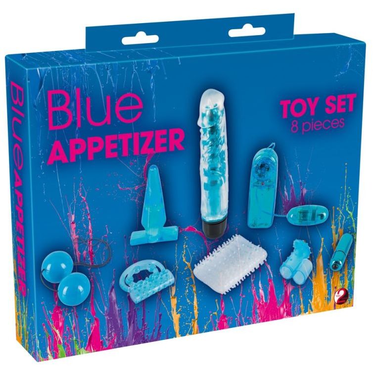 Набор стимуляторов «Blue Appetizer» от компании You 2 Toys, цвет голубой, 5922420000