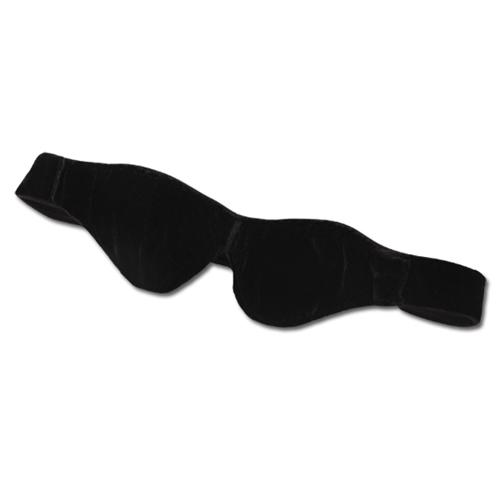 Мягкая маска на глаза «Unisex Blindfold» от компании Lux Fetish, цвет черный, размер OS, LF1325, One Size (Р 42-48)