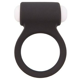 Черное эрекционное виброкольцо LIT-UP SILICONE STIMU RING 3 BLACK, 21158, длина 4.2 см.