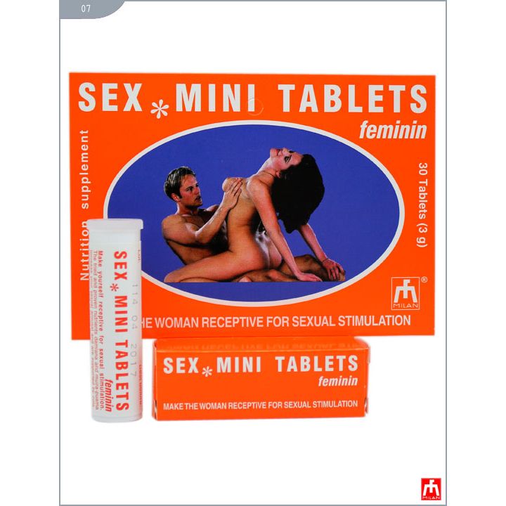 07 «Секс*мини-таблетки» для женщин, Sex*Mini Tablets feminin, 30 таблеток