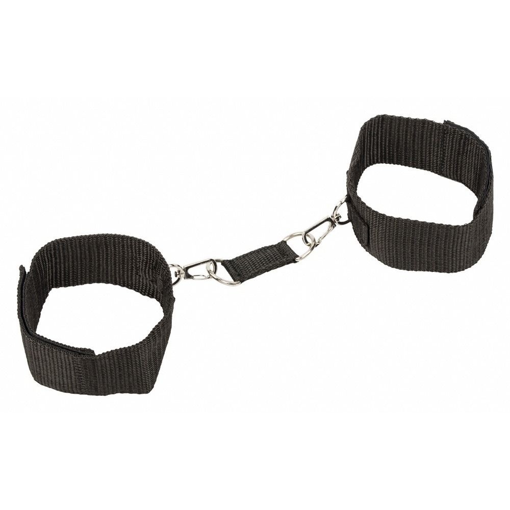 Поножи для ног «Ankle Cuffs Plus Size» из коллекции Bondage Collection от Lola Toys, цвет черный, размер OS XL, 105202Lola, длина 39 см.