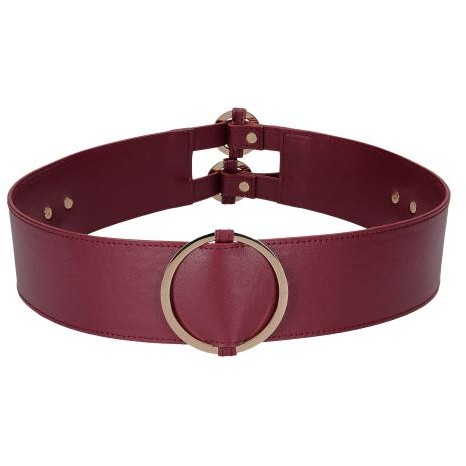 Ремень из искусственной кожи «Waist Restraint Belt», цвет бордовый, размер L/XL, Shots Media OU589BURLXL, 2 м.