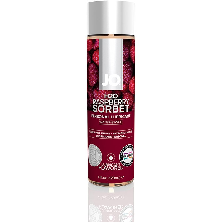 Ароматизированный лубрикант «Flavored Raspberry Sorbet» на водной основе, 120 мл, System JO JO40117, 120 мл.