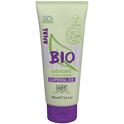 Интимный увлажняющий анальный гель «BIO Super» на водной основе, объем 100 мл, Hot Products 44181, 100 мл.