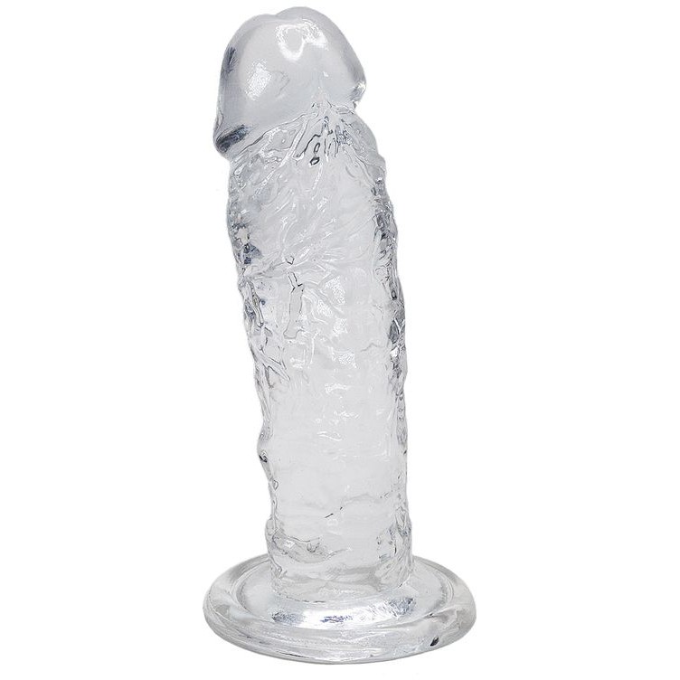 Фаллоимитатор на присоске «Majestic Jelly Dildo», цвет прозрачный, Adrien Lastic 20690, длина 14.7 см.