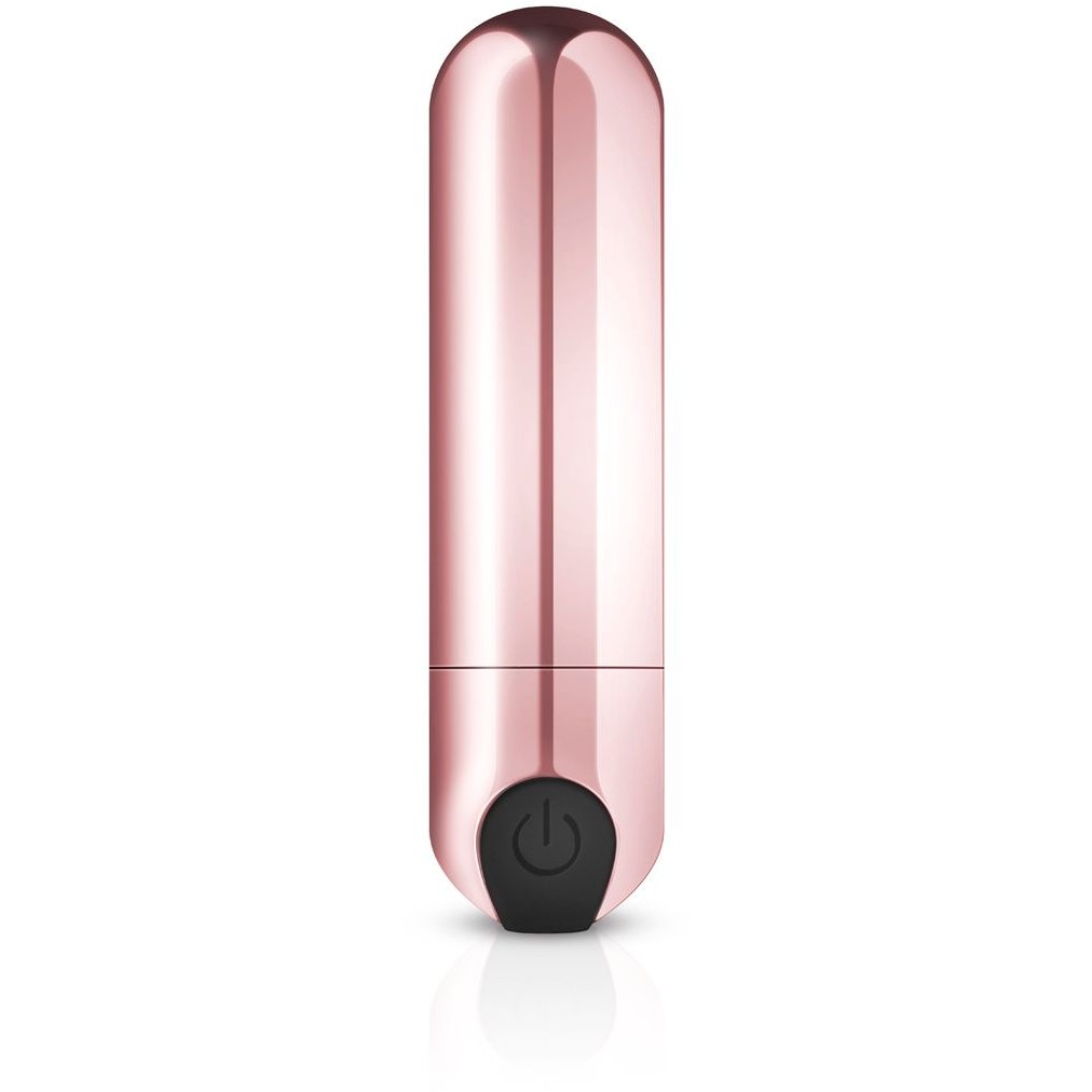 Компактная вибропуля «Rosy Gold New Bullet Vibrator» от EDC Collections, розовое золото, RG003, длина 7.5 см.