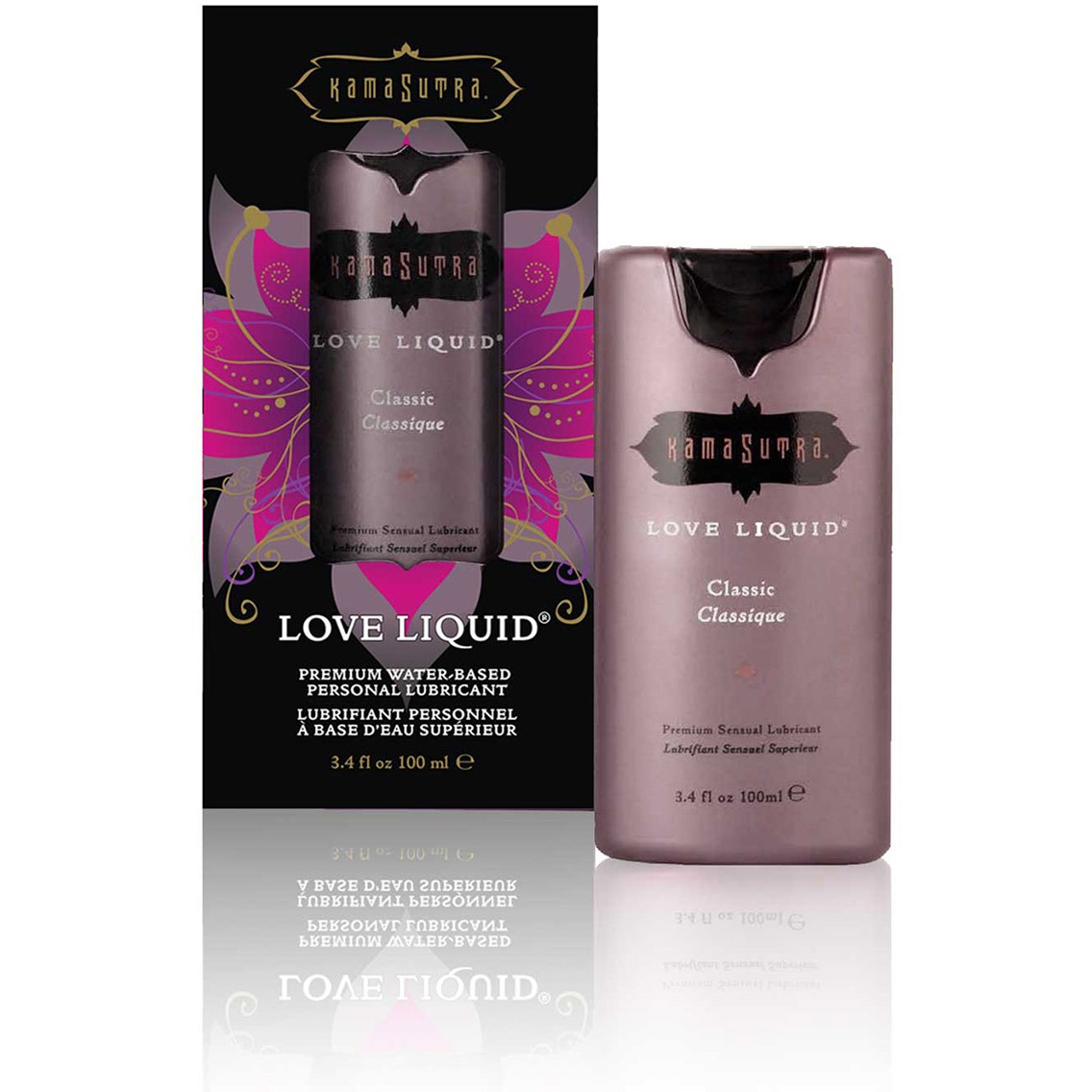 Фирменный лубрикант «KamaSutra Love Liquid Classic Lubricant», KS10210B, 100 мл.